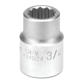 Performance Tool W34524 3/4" Drive 3/4" 12pt Socket