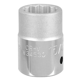 Performance Tool W34530 3/4" Drive 15/16" 12pt Socket