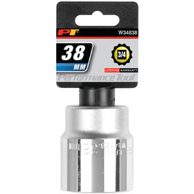 Performance Tool W34838 3/4" Drive 38mm 12pt Socket