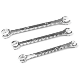 Performance Tool W350 3 pc. SAE Flare Nut Wrench Set