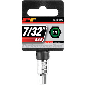 Performance Tool W36007 1/4" Drive 7/32" 6pt Socket