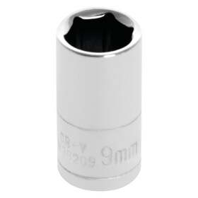 Performance Tool W36209 1/4" Drive 9mm 6pt Socket