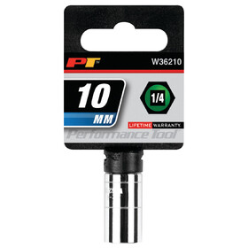Performance Tool W36210 1/4" Drive 10mm 6pt Socket