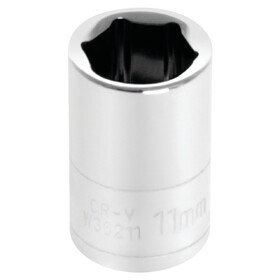 Performance Tool W36211 1/4" Drive 11mm 6pt Socket