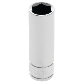 Performance Tool W36411 1/4" Drive 11mm 6pt Deep Socket