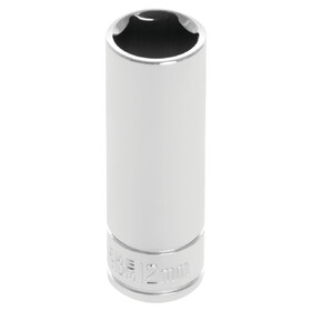 Performance Tool W36412 1/4" Drive 12mm 6pt Deep Socket