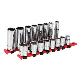 Performance Tool W38305 16 pc. 3/8" Drive SAE Socket