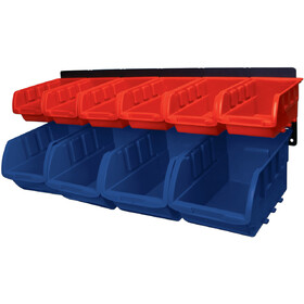 Performance Tool W5190 10 Bin Wall Mount Storage Rack