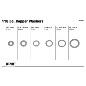 Performance Tool W5217 110 pc. Copper Washer Assortment