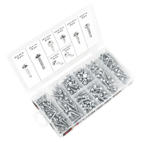 Performance Tool W5220 200 pc. Hex Head Self Drilling Screws