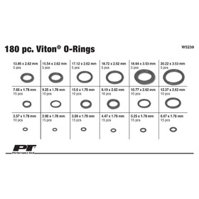 Performance Tool W5239 180 pc. Viton O-Ring Assortment