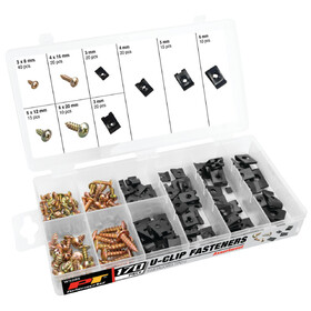 Performance Tool W5285 170 pc. U-Clip Fastener Assortment