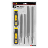 Performance Tool W5390 6 pc. Set, 4 Files & 2 Handle Set