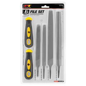 Performance Tool W5390 6 pc. Set, 4 Files & 2 Handle Set