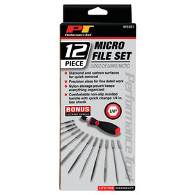 Performance Tool W5391 12 pc. Micro File Set