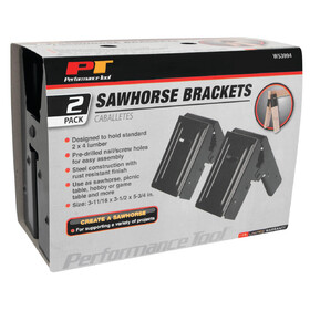 Performance Tool W53994 2 pk. Sawhorse Brackets