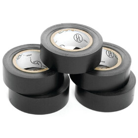 Performance Tool W548 5 pk. 3/4" x 30' Black Electrical Tape