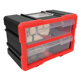 Performance Tool W5910 2-Drawer Interlocking Storage Bin