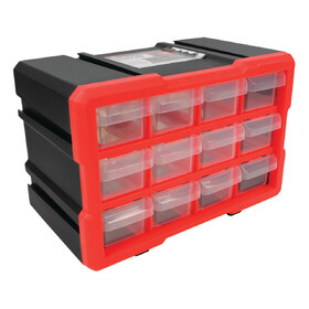 Performance Tool W5912 12-Drawer Interlocking Storage Bin