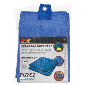 Performance Tool W6020 Blue Standard Duty Tarp 18' x 24