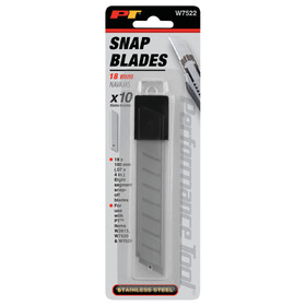 Performance Tool W7522 10 pc. 18mm Replacement Snap Blade