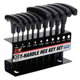 Performance Tool W80275 10 pc. Metric T-Handle Hex Key