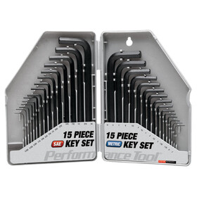 Performance Tool W80288 30 pc. Hex Key Wrench Set