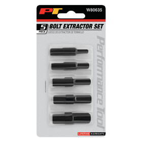 Performance Tool W80635 5 pc. Bolt Extractor Set