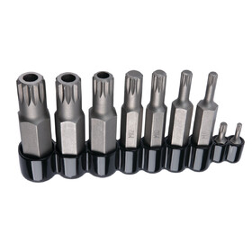 Performance Tool W86024 9 pc. Master Triple Square Bit Set