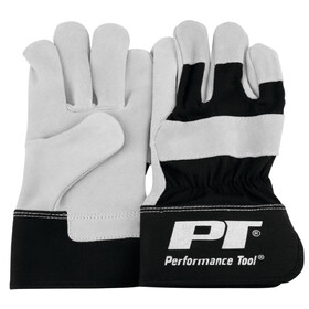 Performance Tool W89020 3 Pair Leather Work Gloves
