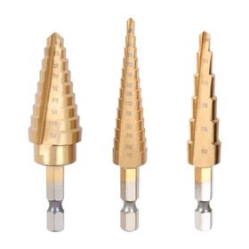 Performance Tool W9003 3 pc. Step Drill Set