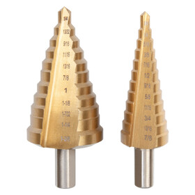 Performance Tool W9004 2 pc. Step Drill Set