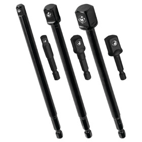 Performance Tool W9032 6 pc. 2" & 6" Socket Adapter Set