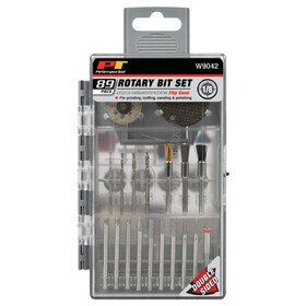 Performance Tool W9042 89 pc. Rotary Tool Accessory Kit