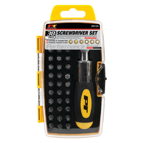 Performance Tool W9159 38 pc. Ratchet Screwdriver Set
