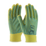 West Chester 08-K200PDD Kut Gard Seamless Knit Kevlar Glove with Double-Sided PVC Dot Grip - Light Weight