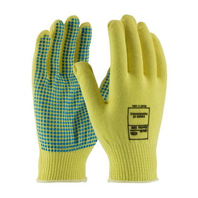 West Chester 08-K200PD Kut Gard Seamless Knit Kevlar Glove with PVC Dot Grip - Light Weight