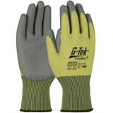 PIP 09-K1150 G-Tek PolyKor Seamless Knit PolyKor Blended Glove with Polyurethane Coated Flat Grip on Palm & Fingers