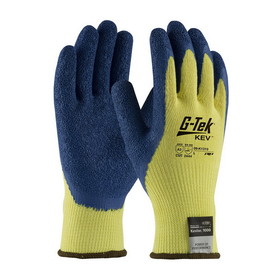 West Chester 09-K1310 G-Tek KEV Seamless Knit Kevlar Glove with Latex Coated Crinkle Grip on Palm &amp; Fingers