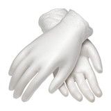 West Chester 100-2824 CleanTeam Single Use Class 10 Cleanroom Vinyl Glove with Finger Textured Grip - 9.5"