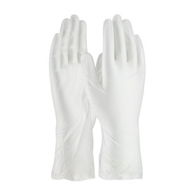PIP 100-2830 CleanTeam Single Use Class 10 Cleanroom Vinyl Glove with Finger Textured Grip - 12&quot;