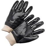 PIP 1007 PVC Dipped Glove with Interlock Liner and Smooth Finish - Knit Wrist