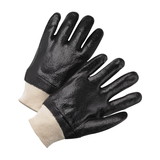 West Chester 1007RF PIP PVC Dipped Glove with Interlock Liner and Rough Finish - Knit Wrist