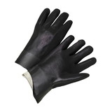 West Chester 1017RF PVC Dipped Glove with Interlock Liner and Rough Finish - 10"