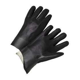 West Chester 1017RF PVC Dipped Glove with Interlock Liner and Rough Finish - 10&quot;