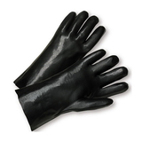 West Chester 1017-P PVC Dipped Glove with Interlock Liner and Smooth Finish - 10"