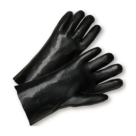 West Chester 1017-P PVC Dipped Glove with Interlock Liner and Smooth Finish - 10&quot;