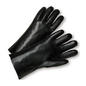 West Chester 1027-P PVC Dipped Glove with Interlock Liner and Smooth Finish - 12&quot;