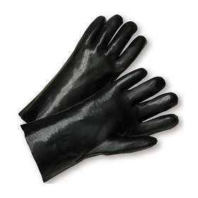 PIP 1087-P PVC Dipped Glove with Interlock Liner and Smooth Finish - 18&quot;