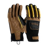West Chester 120-4150 Maximum Safety Reinforced Goatskin Leather Palm Glove with Leather Back and Kevlar Lining - TPR Dorsal Impact Protection